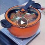 Velký keramický smaltovaný hrnec s mikrotlakem (6l) – video