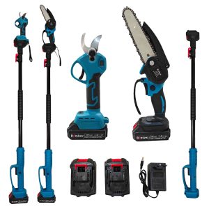 AKU SET: 3v1 - Pilka + Nůžky + Teleskopická tyč