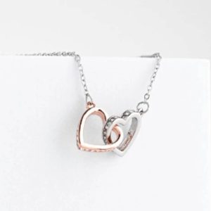 Náhrdelník z propletených srdcí