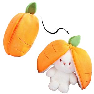 Dětský králíček na hraní, který spí a dýchá (Mrkev)