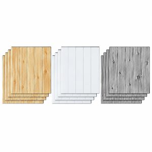 Samolepicí 3D panely imitující dřevo (5ks)