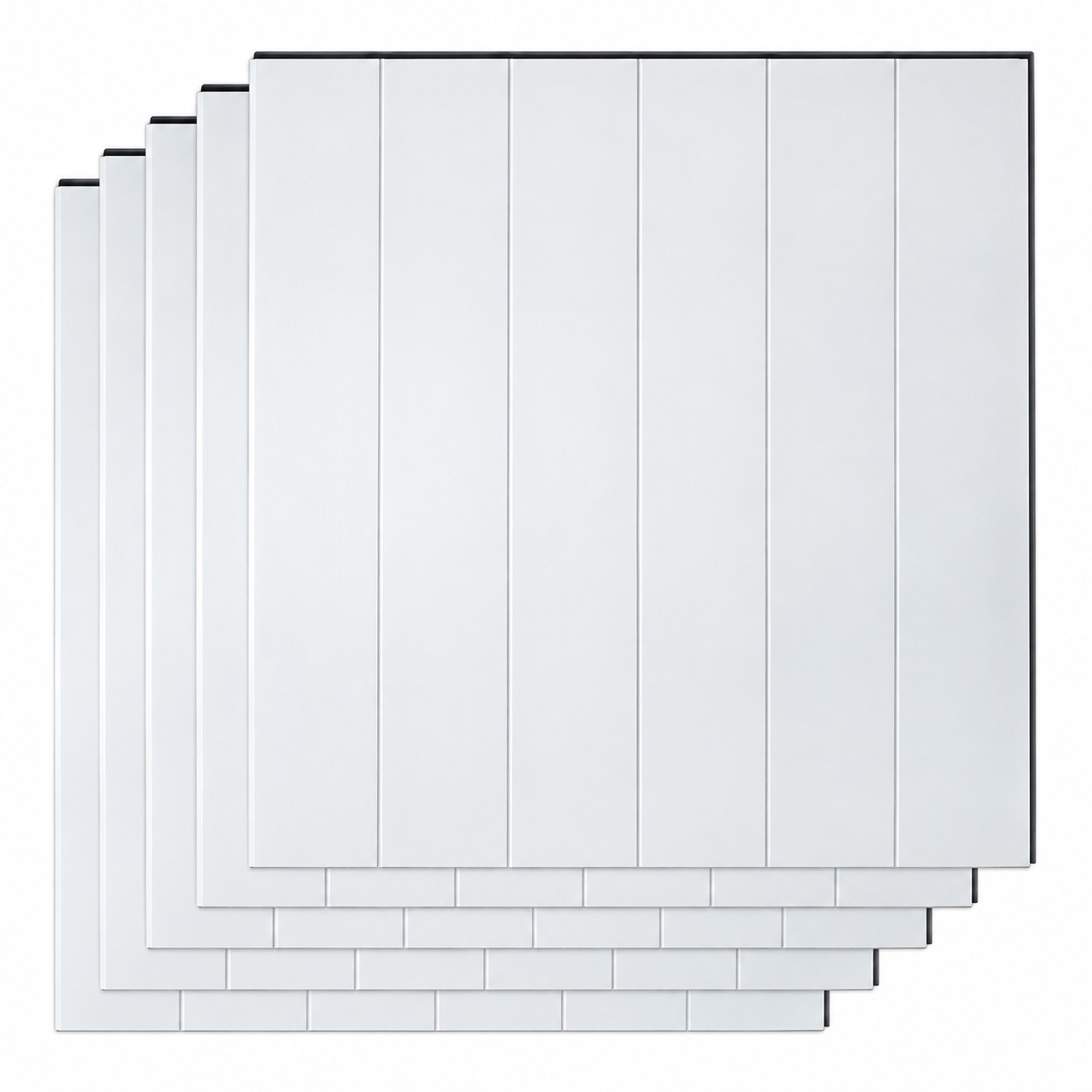 Samolepicí 3D panely imitující dřevo (5ks)